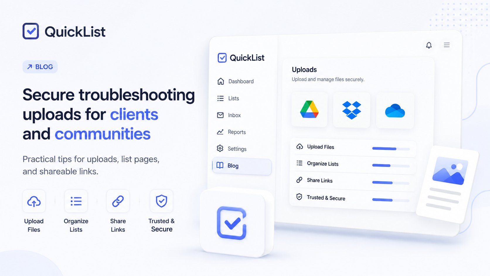 Complete guide to mobile uploads with QuickList